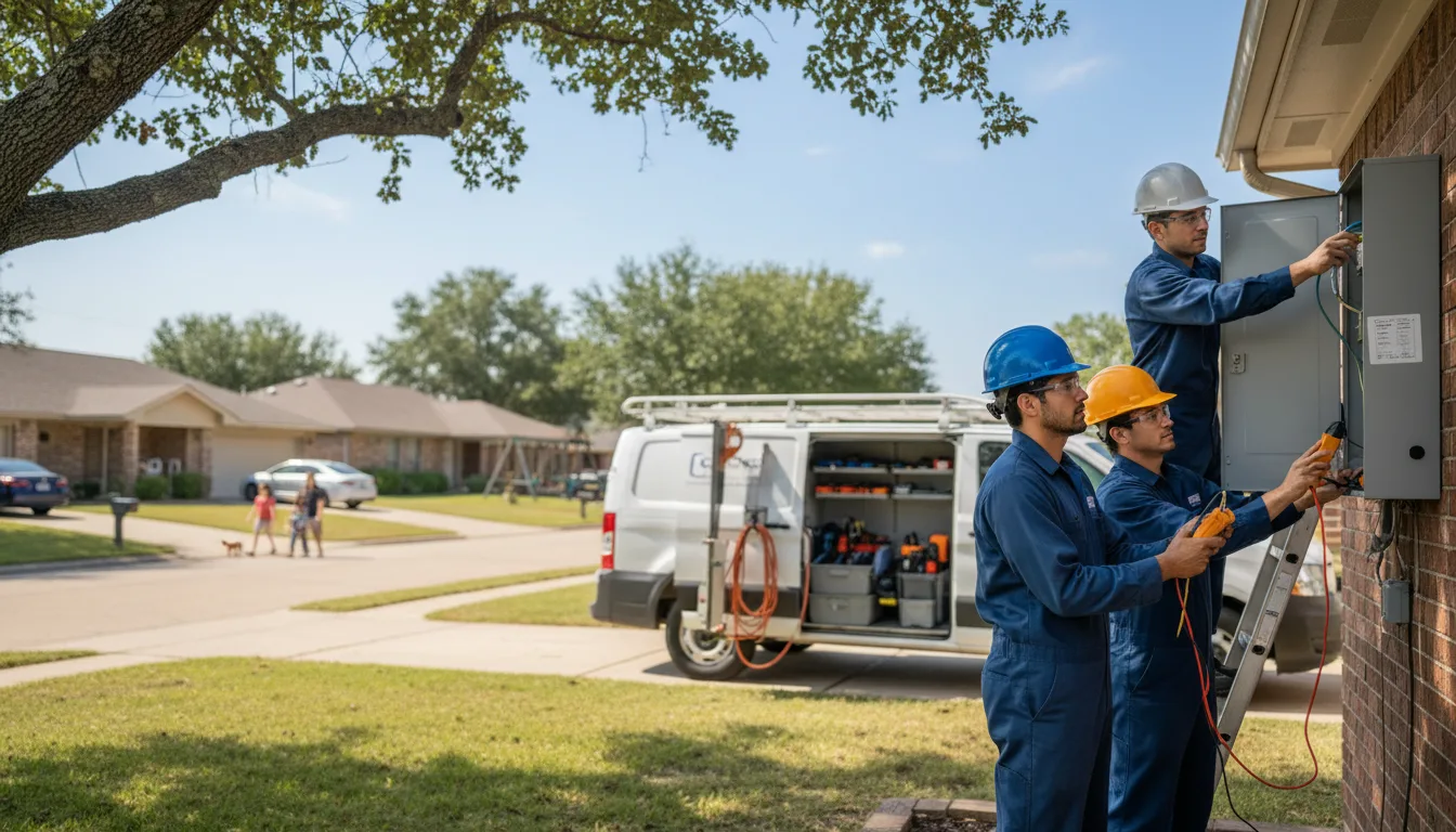 Certified electrician providing emergency electrical services in Odell, NE